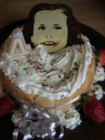 portrait en chocolat sur charlotte 