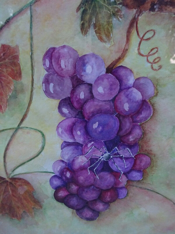 Tableau Miam Raisin detail