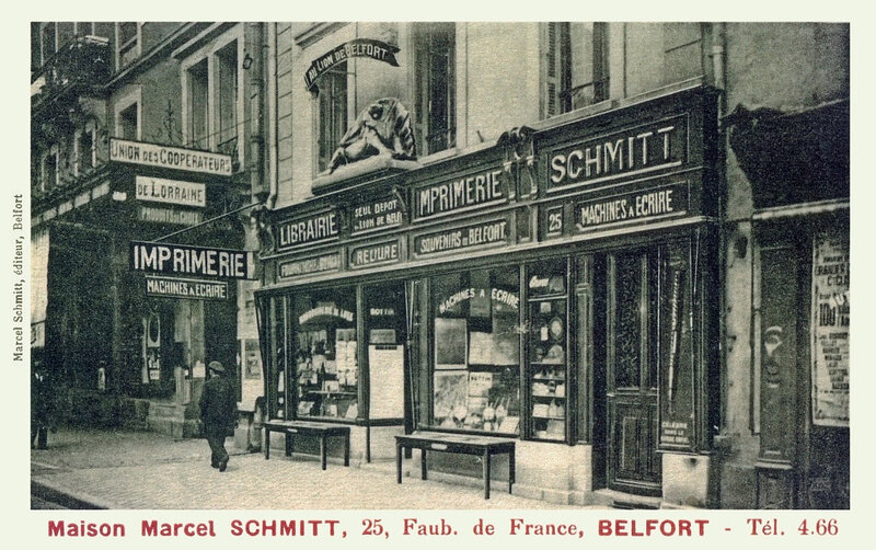 Belfort CPA Fbg France n°23 25 Marcel Schmitt FB