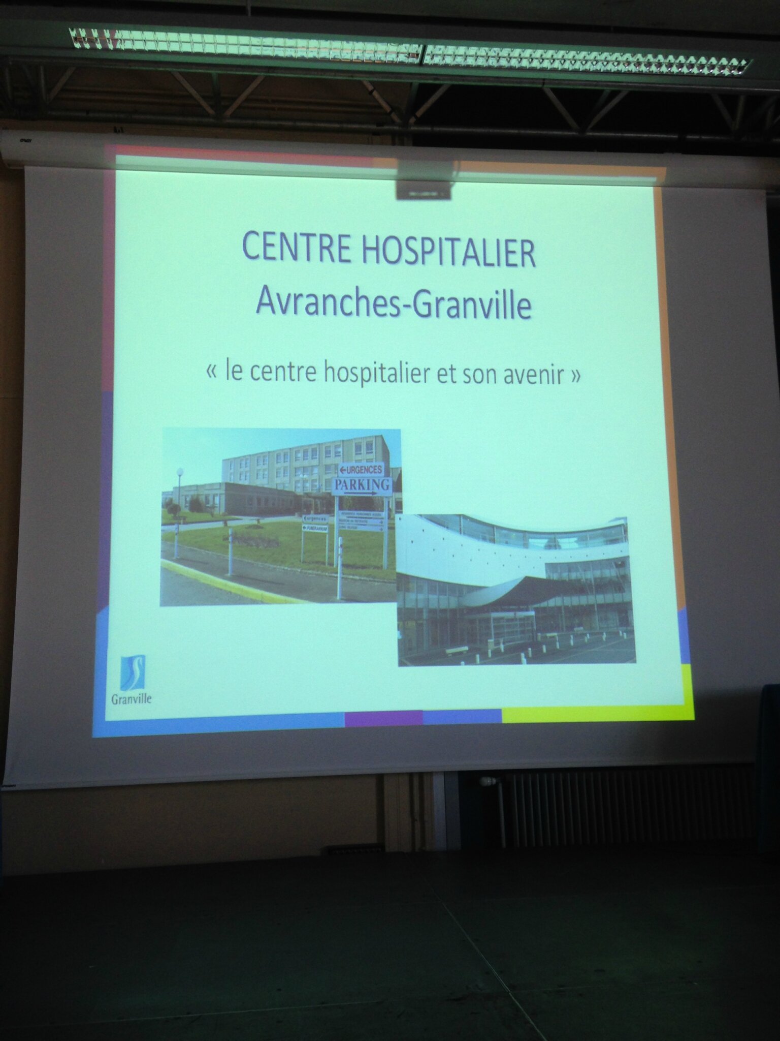 réunion publique devenir hôpital Granville Avranches 11 mai 2015
