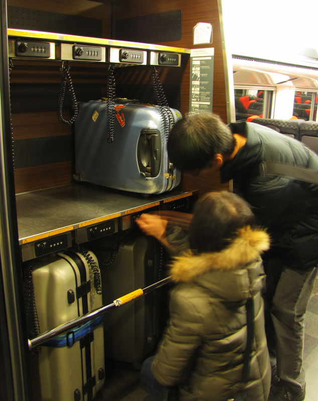 Le rangement des bagages