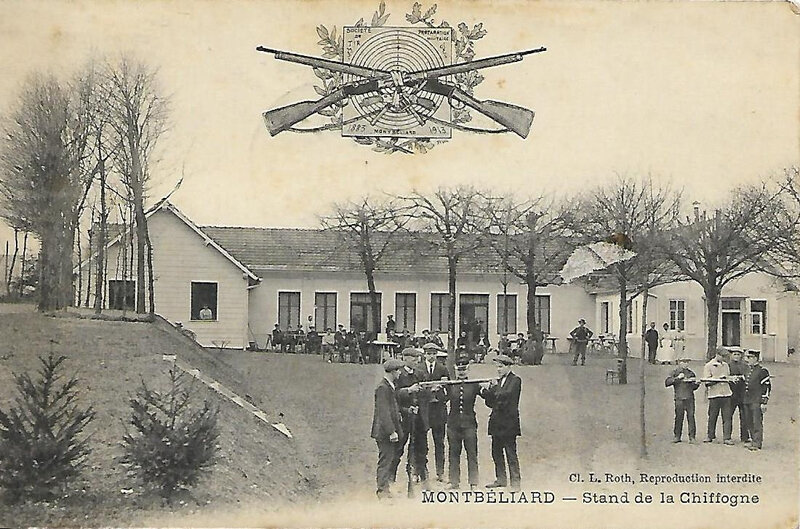 Montbéliard CPA Stand Tir La Chiffogne 1