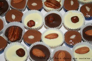 Ptits chocolats noisette, amande, noix de pécan ou céréales recettes dessert Ptits chocolats noisette, amande, noix de pécan ou céréales