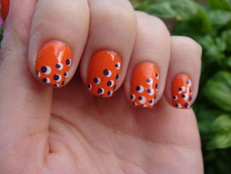 nail art à pois 