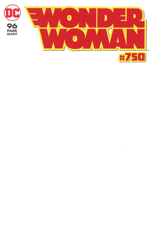 rebirth wonder woman 750 blank variant