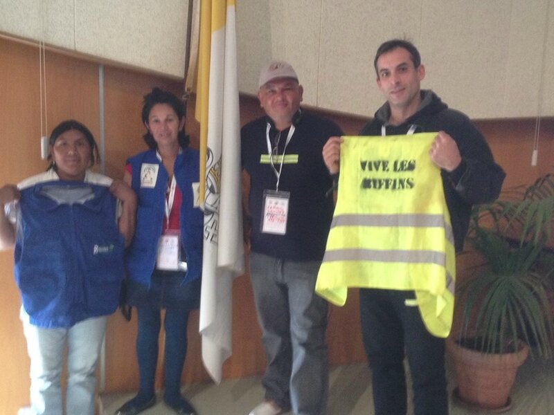 Le président de l’association AMELIOR rencontre les représentants de recycleurs colombiens, argentins et vénézueliens. 