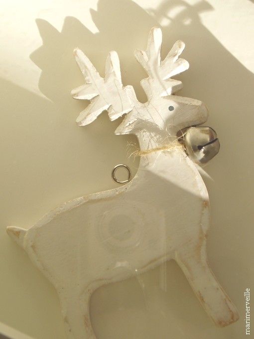 Décor : Renne blanc