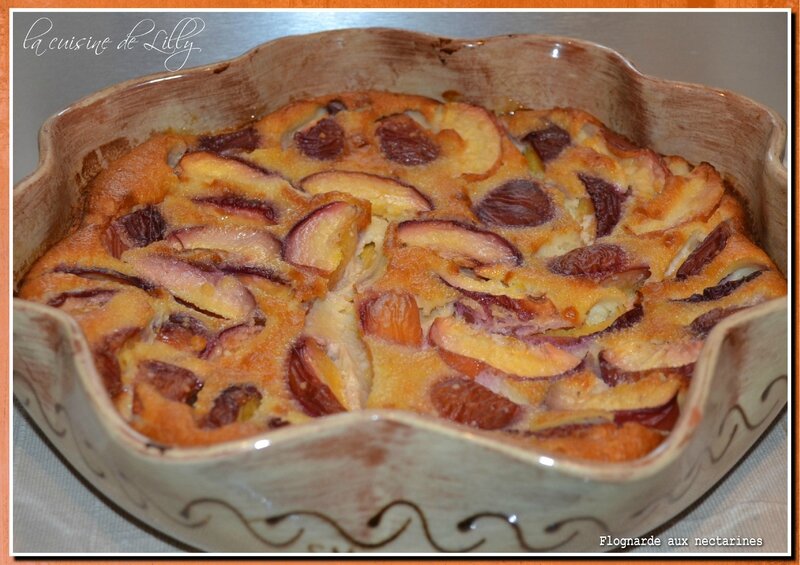 flognarde aux nectarines