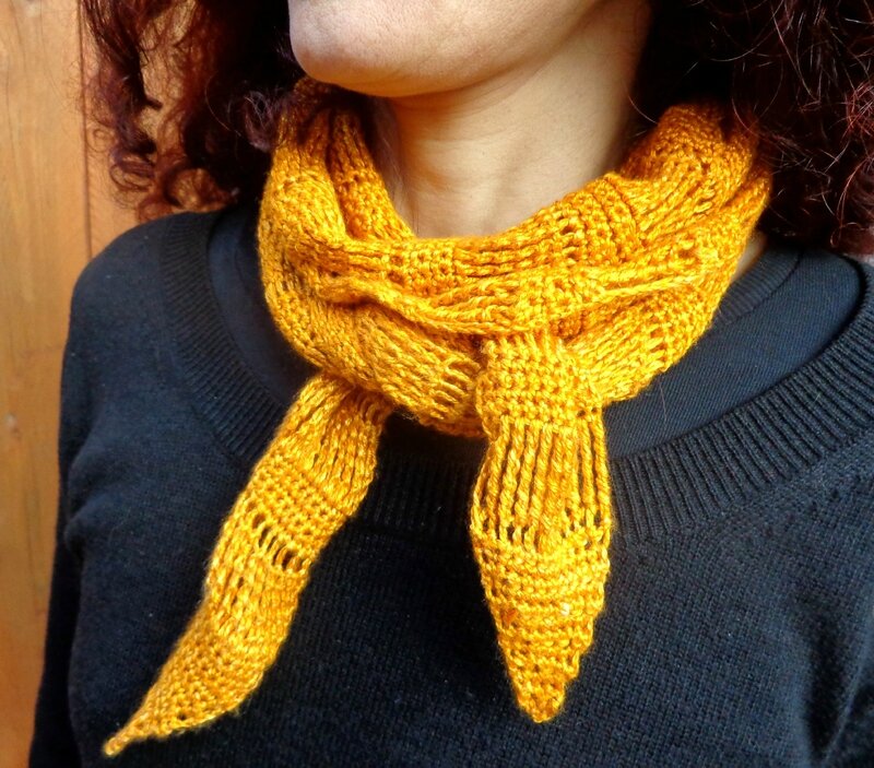 Spun Gold Shawl 5