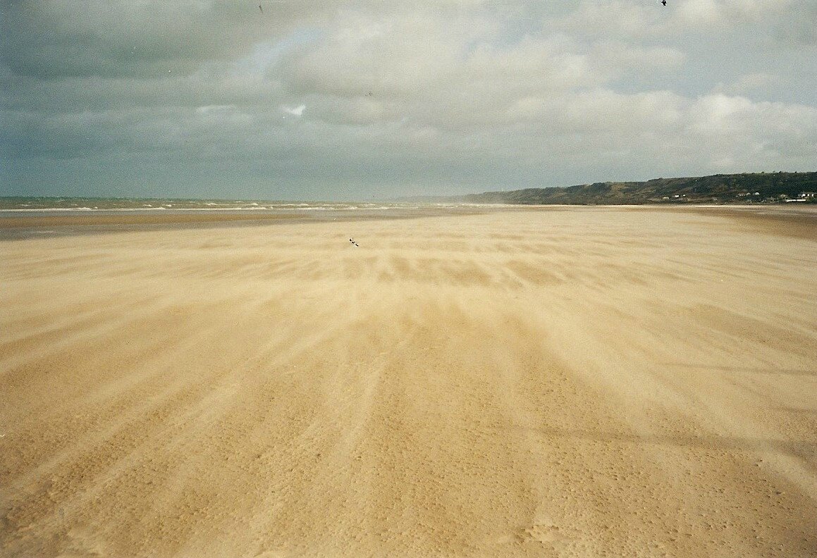 Vierville-sur-Mer, Omaha Beach, décembre