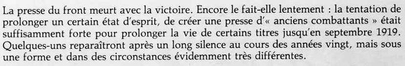 Journal de tranchées durée1