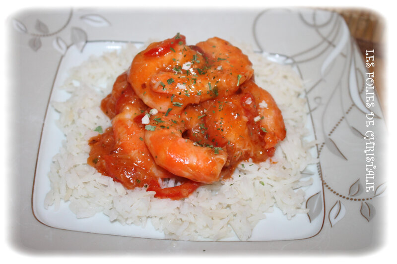Crevettes sauce aigre douce 3