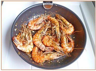 gambas flambées6