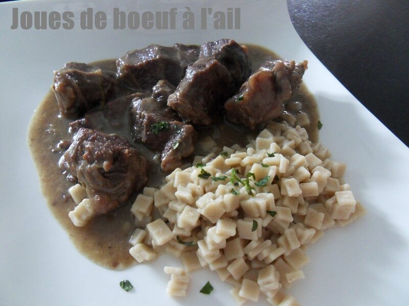 joues de boeuf a l'ail