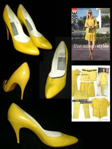 shoes yellow ok