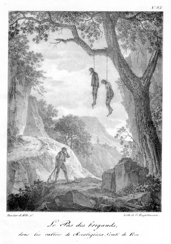 Le pas des brigands: Barbets pendus