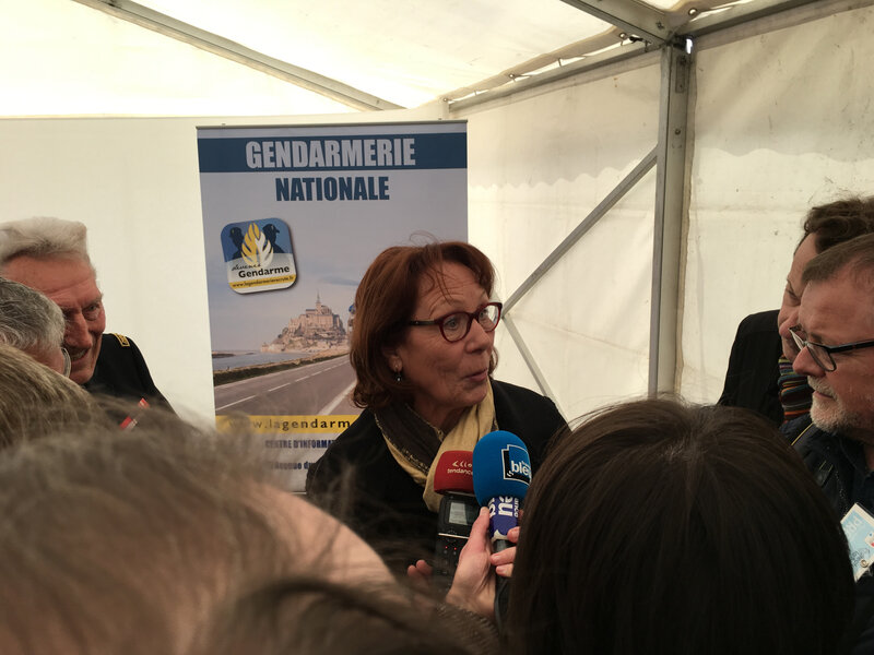 Arnaud Beltrame_hommage_Avranches_2019_Gendarmerie_Nicolle Beltrame_mère_interview_ITW