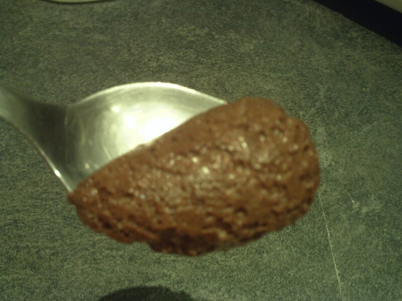 mousse au chocolat cuillere