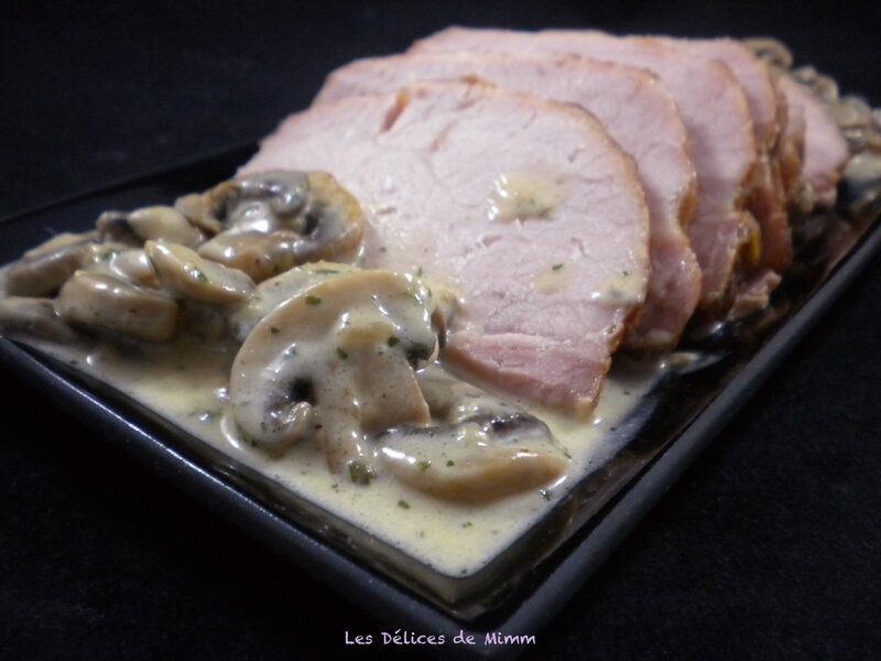 Rôti ardennais aux champignons et à la crème 3