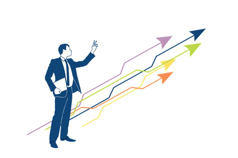 flèches de croissance