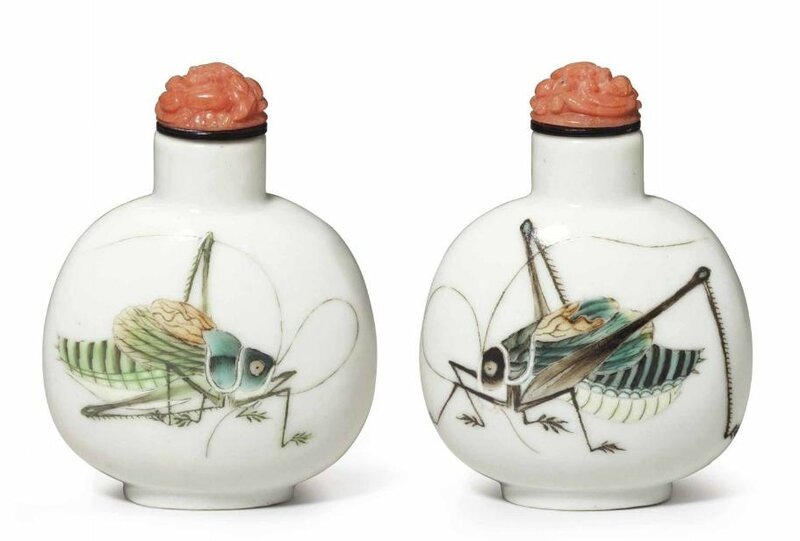 A famille rose porcelain snuff bottle, Imperial, Jingdezhen kilns, Daoguang four-character seal mark in iron red and of the period (1821-1850)