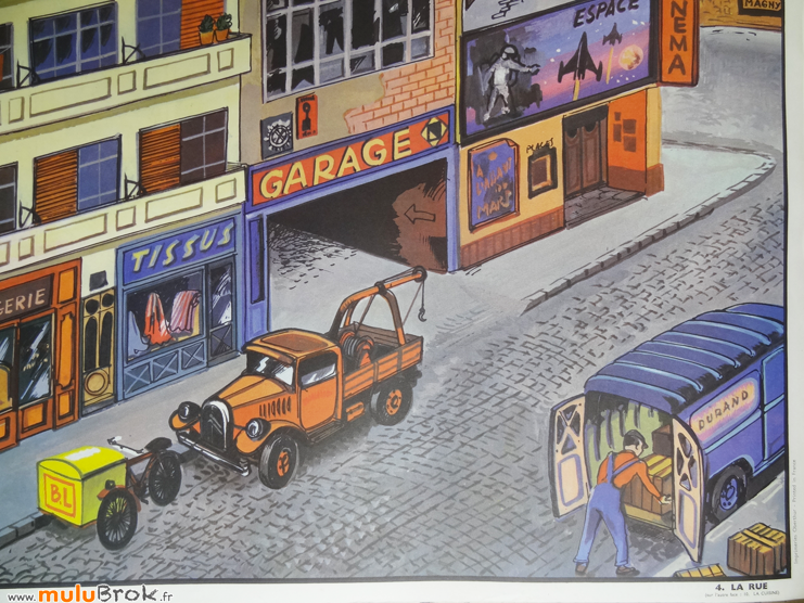 Affiche-Ogé-Hachette-LA-RUE-5-muluBrok-Vintage
