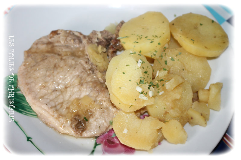 Côtes de porc pdt fondantes 6