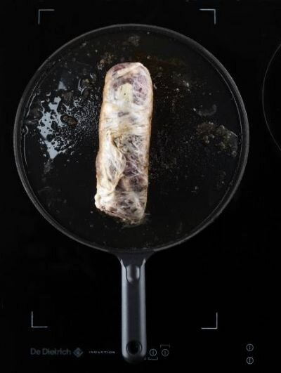 Nouveaux modes de cuisson : porc à la crêpière (L'Express Styles). Photo © Pierre-Louis Viel.