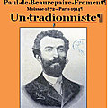 Le livre sur Paul de <b>Beaurepaire</b>-Froment