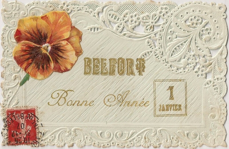 Belfort CPA Bonne année 1 JANVIER