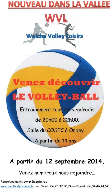 Affiche volley loisirs