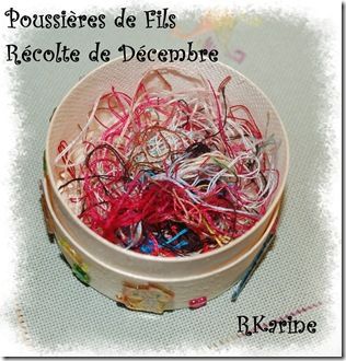 Récolte de décembre