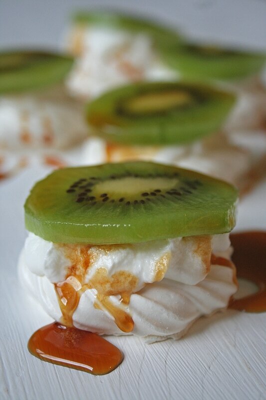 Mini pavlova au kiwi - Passion culinaire Minouchka 2