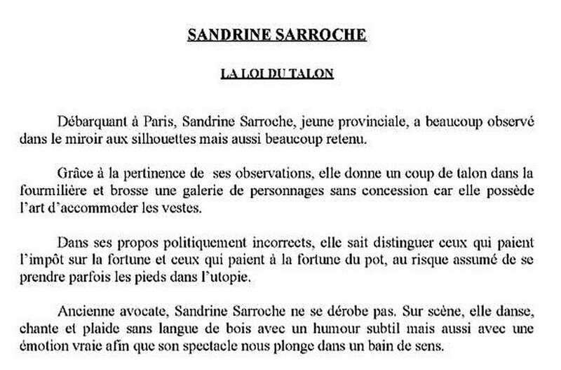 Sandrine Sarroche 1