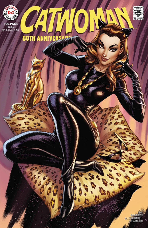 catwoman 80th anniversary special 1960 j scott campbell variant