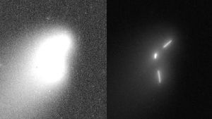 ison UFO multiple bodies 2013