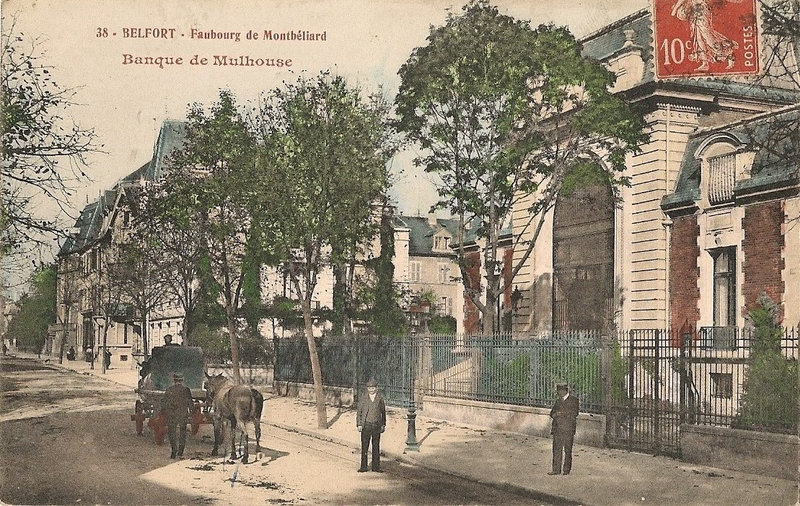 Belfort CPA Fbg Montbéliard n°19 Banque Mulhouse Chariot