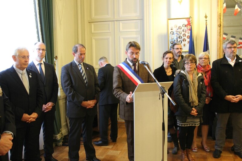 8 mai 2014 Avranches mairie David Nicolas maire Jean Andro Guénhaël Huet député