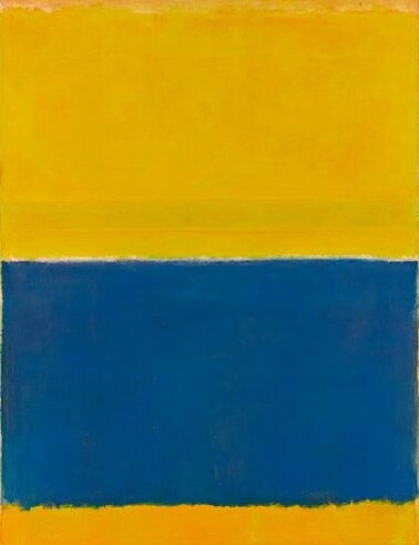 Mark Rothko, Untitled (Yellow and Blue), 1954