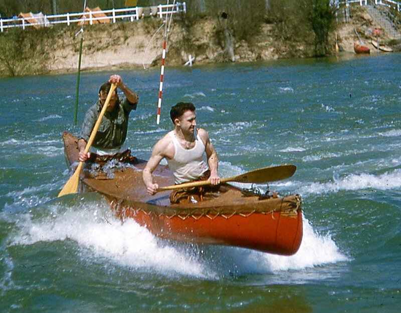 AVRIL 1956 C2 SAGNE TRILBARDOU Michel DUBOILLE devant