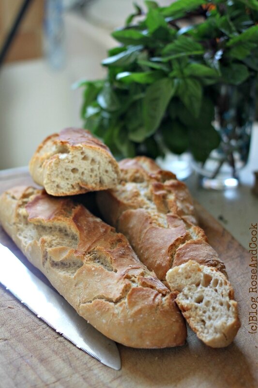 baguettes sans petrissage