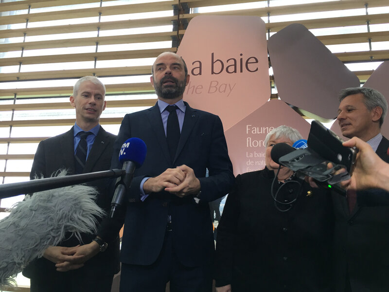 Premier ministre_Edouard Philippe_Mont-Saint-Michel_mars_2019_point-presse_EPIC_Christophe Beaux_préfigurateur