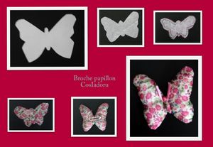 Broche papillon