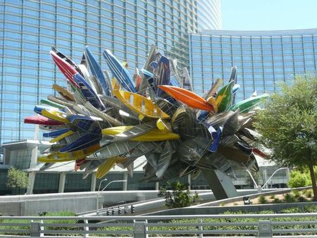 fontaine de bateaux à Las Vegas