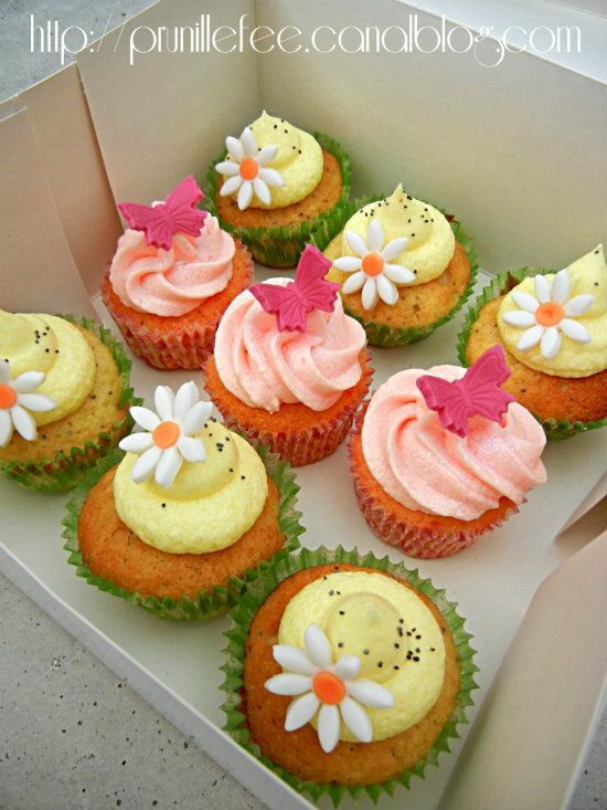 assortiments de cupcakes prunillefee