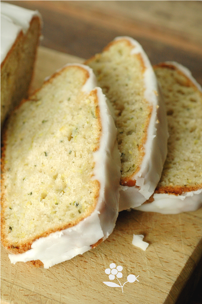 Cake citron-courgette, glaçage citron_4