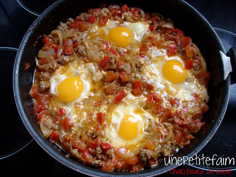 Chakchouka au boeuf - poele