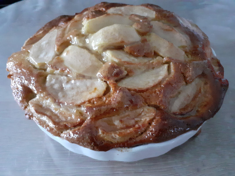 gâteau pommes et crème fraiche (3)