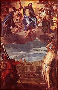 Veronese Le Christ arretant la peste 3-4 du XVIe Musée Rouen
