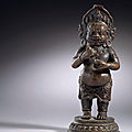A bronze figure of Mahakala, <b>Sino</b>-<b>Tibetan</b>, Ming Dynasty (1368-1644)
